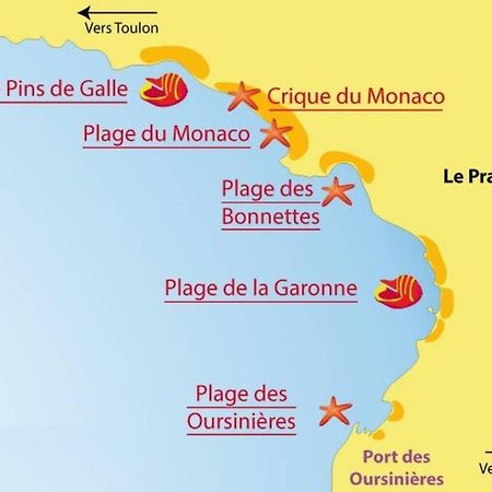 Superbe T2 Lumineux 3*** 10 Mn A Pied De La Plage Apartment Le Pradet Exterior photo